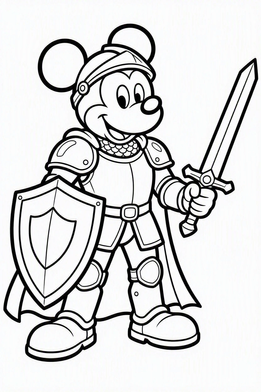 Coloring page Mickey and Minnie (30)