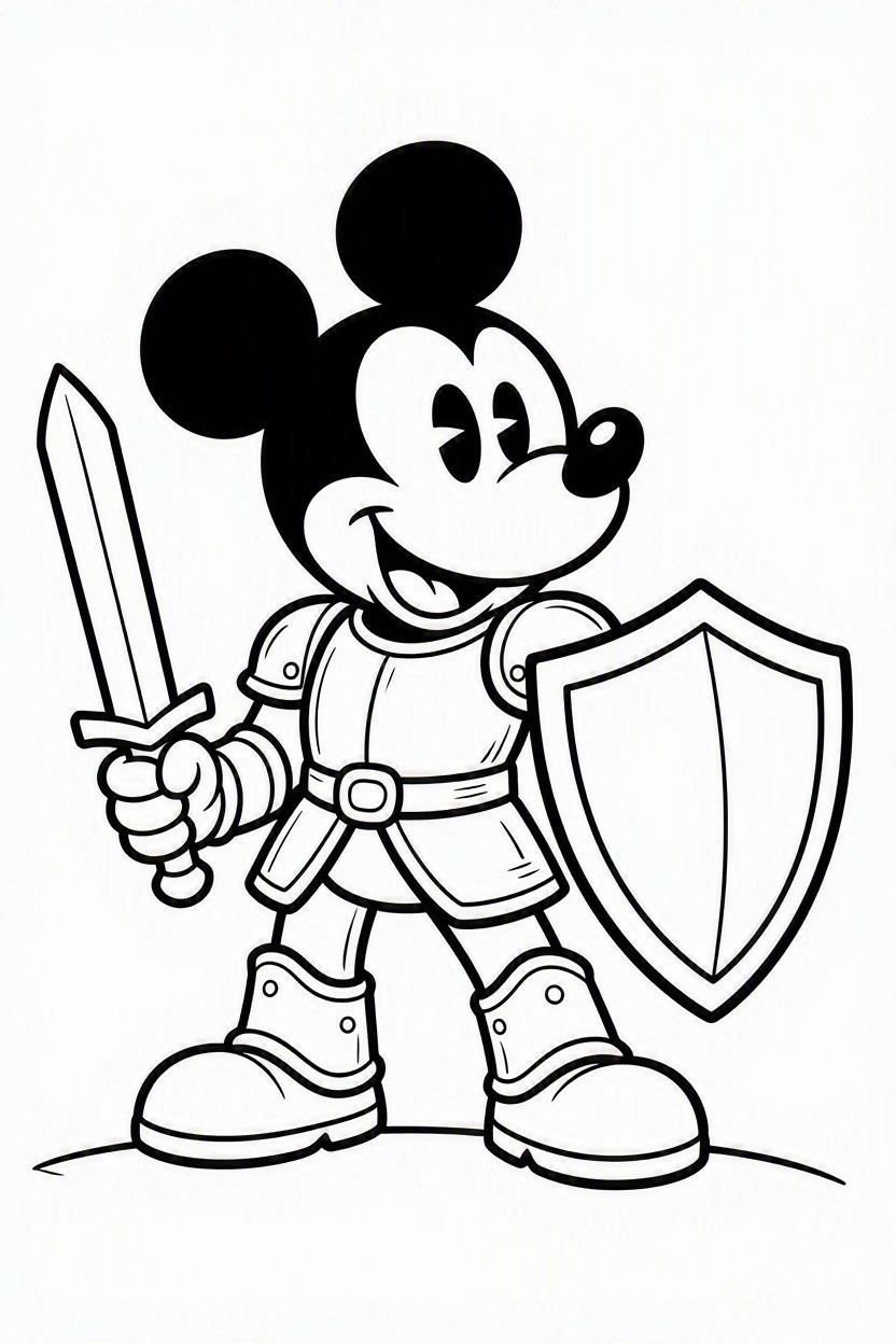 Coloring page Mickey and Minnie (31)
