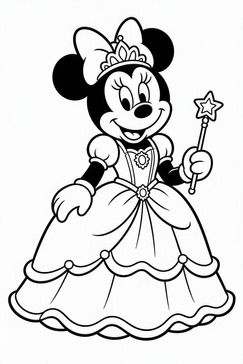Coloring page Mickey and Minnie (32)