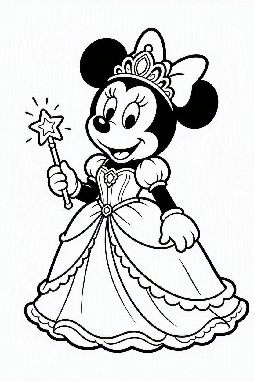 Coloring page Mickey and Minnie (33)