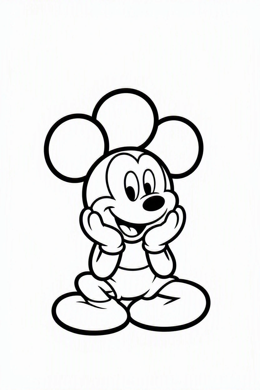 Coloring page Mickey and Minnie (47)
