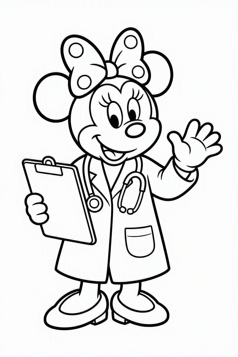 Coloring page Mickey and Minnie (5)