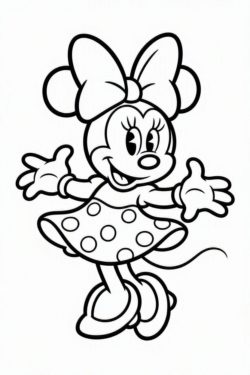 Coloring page Mickey and Minnie (14)