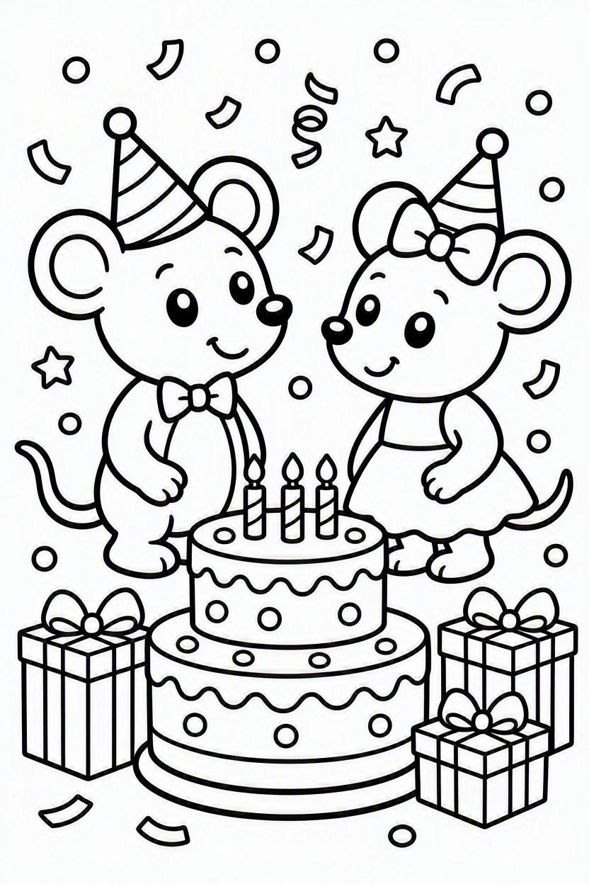 Coloring page Mickey and Minnie (65)