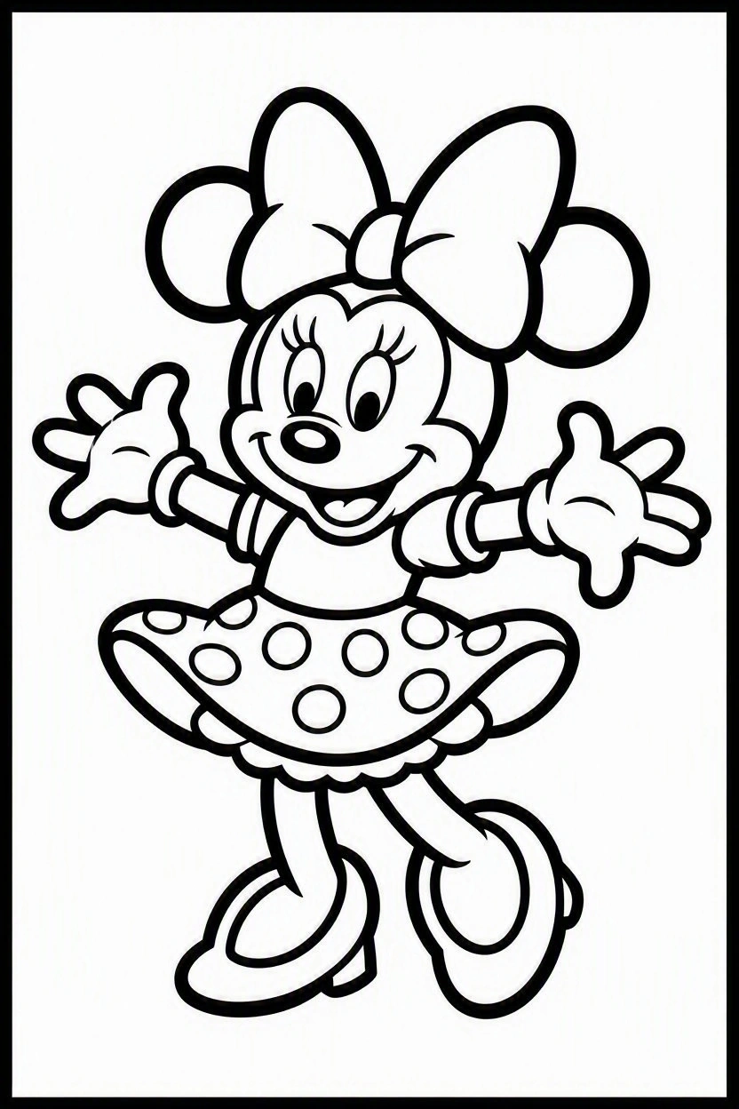 Coloring page Mickey and Minnie (15)