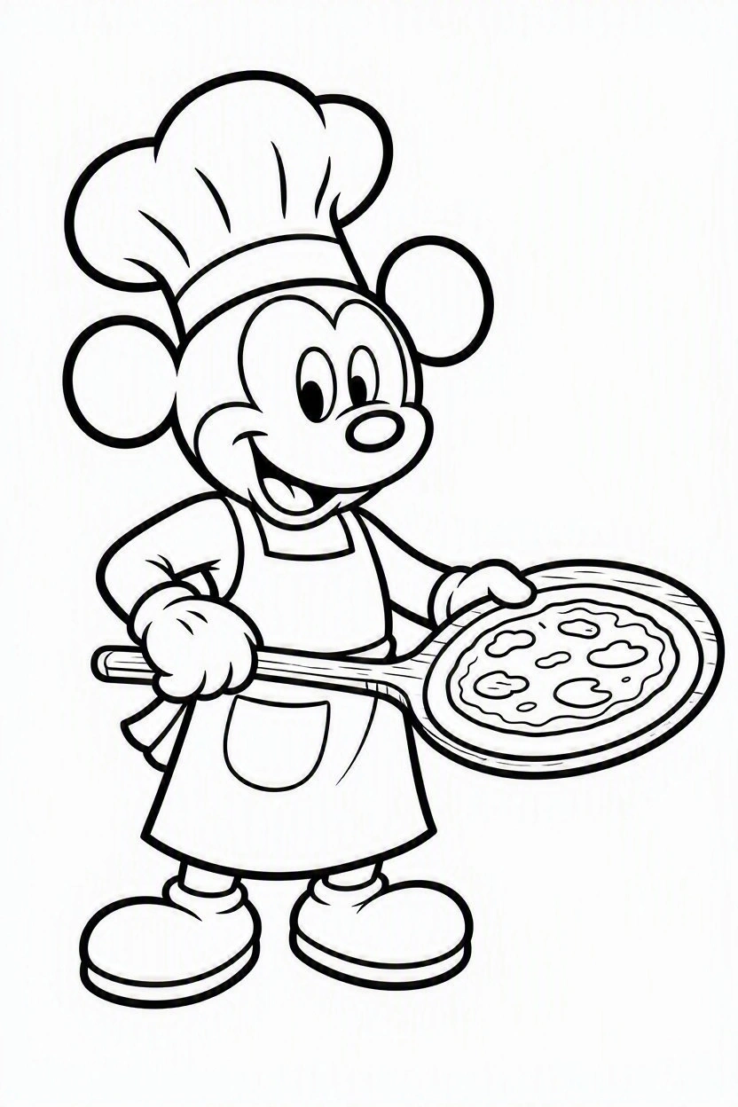 Coloring page Mickey and Minnie (84)