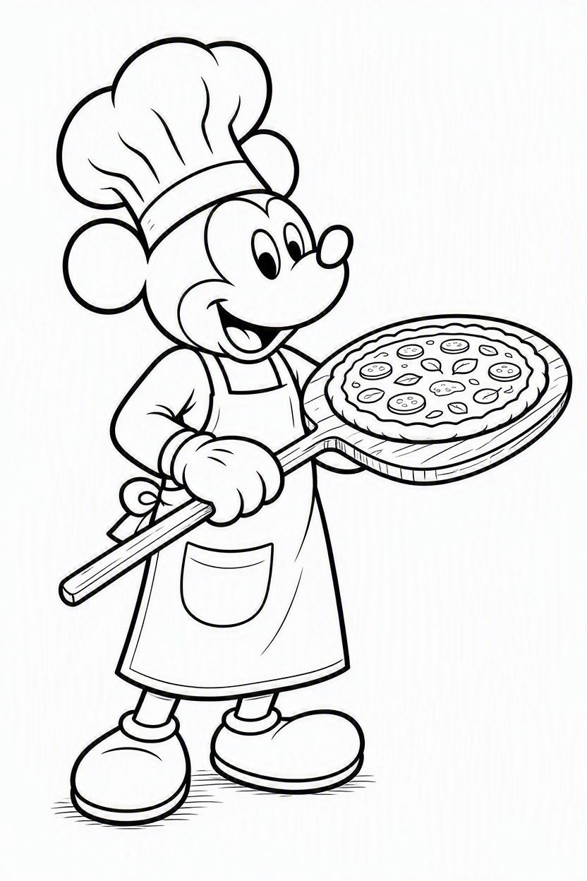 Coloring page Mickey and Minnie (85)