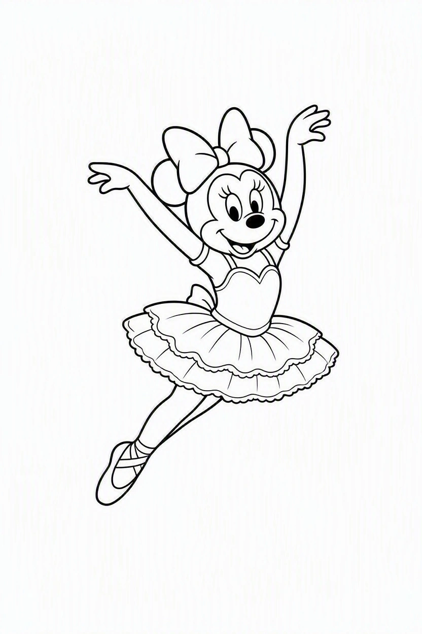 Coloring page Mickey and Minnie (88)
