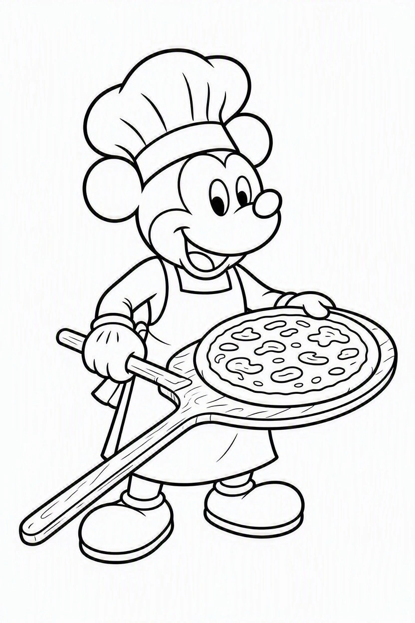 Coloring page Mickey and Minnie (89)