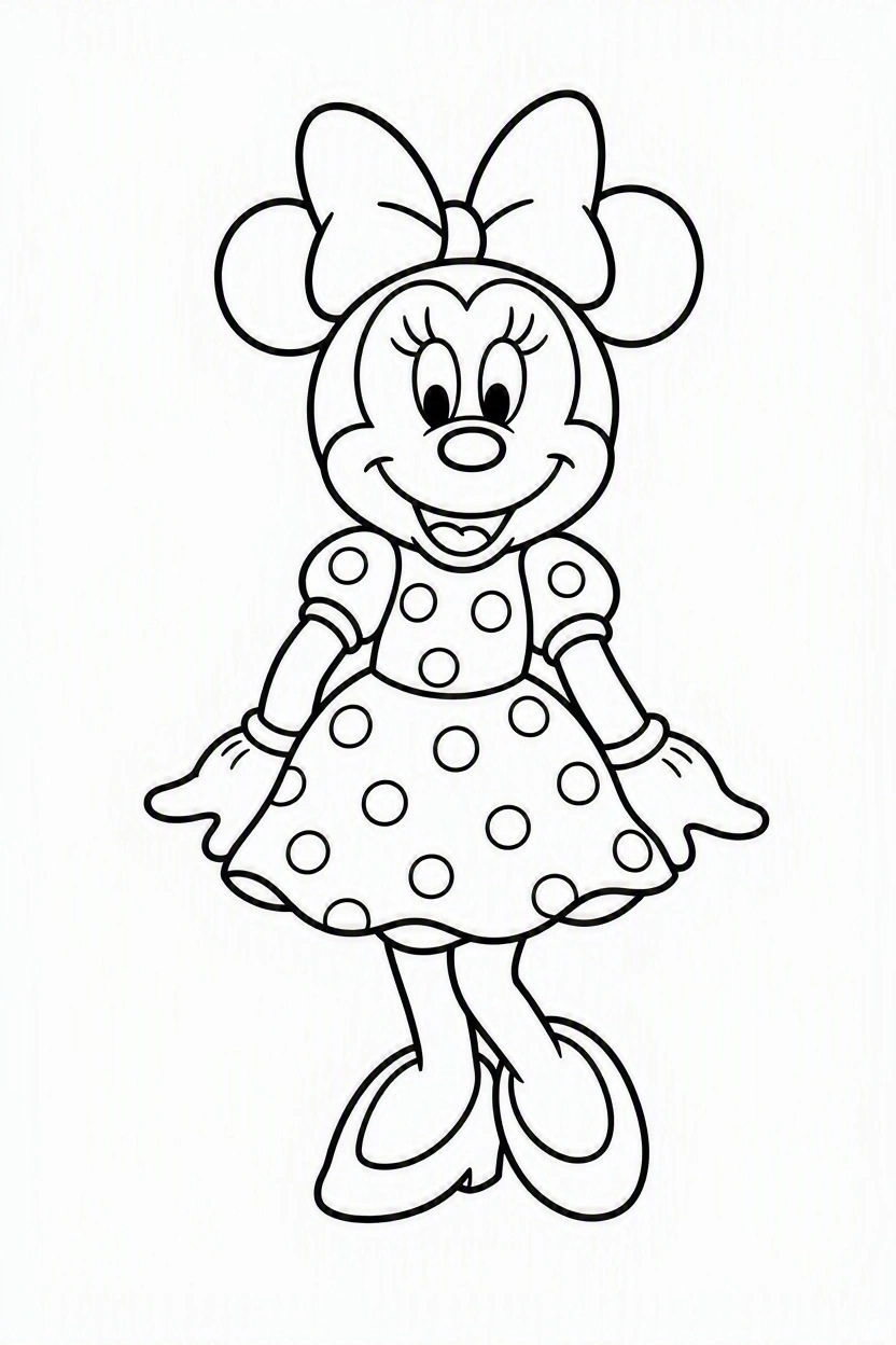Coloring page Mickey and Minnie (91)