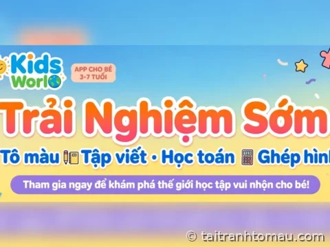 Trải nghiệm sớm app kid world