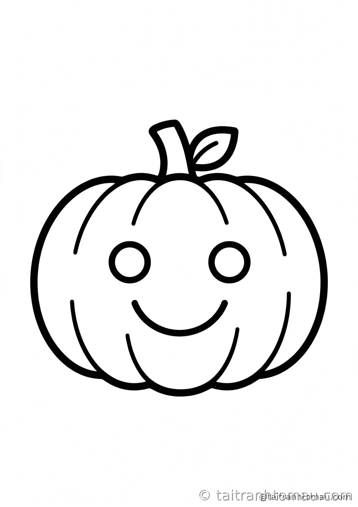 34 Tranh Tô Màu Bí Ngô Halloween Cute Cho Bé: Tải Miễn Phí 4 tranh tô màu bí ngô halloween: đèn bí ngô cười rạng rỡ, mặt phát sáng