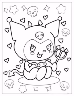tranh-to-mau-kuromi-dang-yeu-jpg