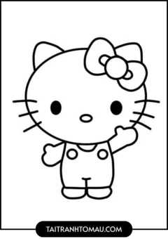 Hello Kitty trong đời sống hằng ngày - Giơ tay chào nè