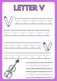 Letter Z tracing worksheet for kids with a Zebra illustration