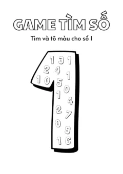 Miễn Phí Trò Chơi Học Số – tìm số (mẫu 3).