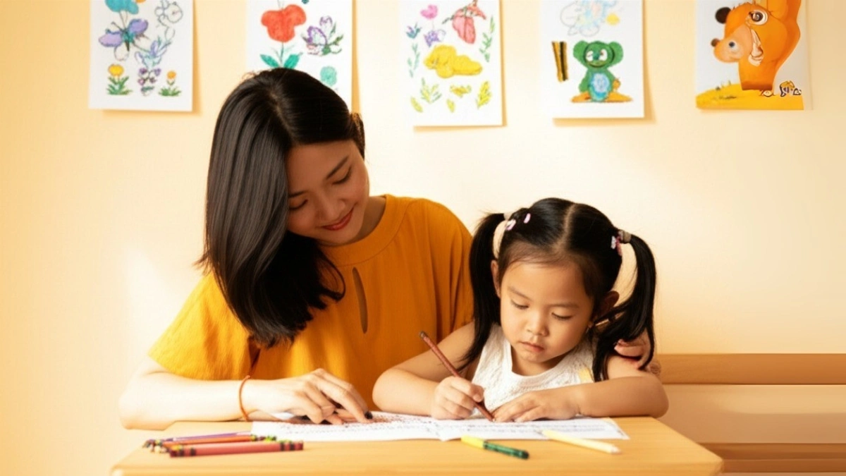 Tại sao tranh tô màu giúp trẻ bình tĩnh và tập trung hơn?