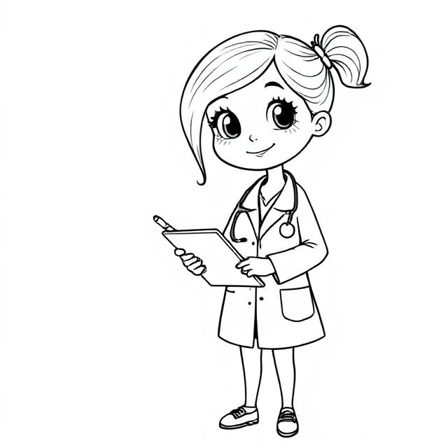 Tranh Tô Màu Bác Sĩ – Giúp Bé Khám Phá Nghề Y Thú Vị 5 Tranh Tô Màu Bác Sĩ – Giúp Bé Khám Phá Nghề Y Thú Vị