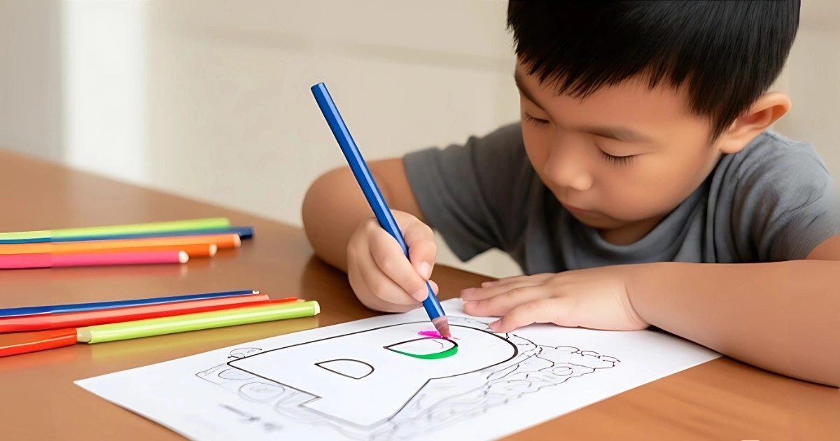 Từ A Đến Z: Bé Học Chữ Cái Qua Tranh Tô Màu Dễ Như Chơi! 4 Từ A đến Z: bé học chữ cái qua tranh tô màu dễ như chơi cùng ba mẹ